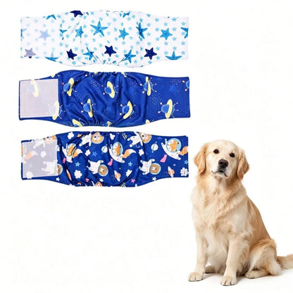 1pc Dog Diaper, Elastic Waistband, Pet Sanitary Pants, Super Absorbent Dog Diapers, Pet Supplies, Suitable For Dogs In Heat, Excitement Urination Or Urinary Incontinence, Suitable For Small And Medium