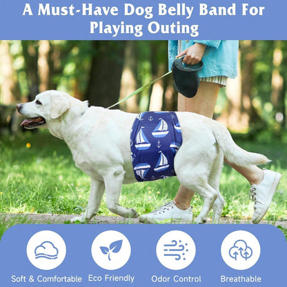 1pc Dog Diaper, Elastic Waistband, Pet Sanitary Pants, Super Absorbent Dog Diapers, Pet Supplies, Suitable For Dogs In Heat, Excitement Urination Or Urinary Incontinence, Suitable For Small And Medium