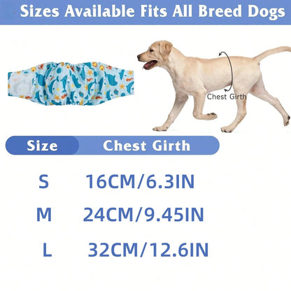 1pc Dog Diaper, Elastic Waistband, Pet Sanitary Pants, Super Absorbent Dog Diapers, Pet Supplies, Suitable For Dogs In Heat, Excitement Urination Or Urinary Incontinence, Suitable For Small And Medium