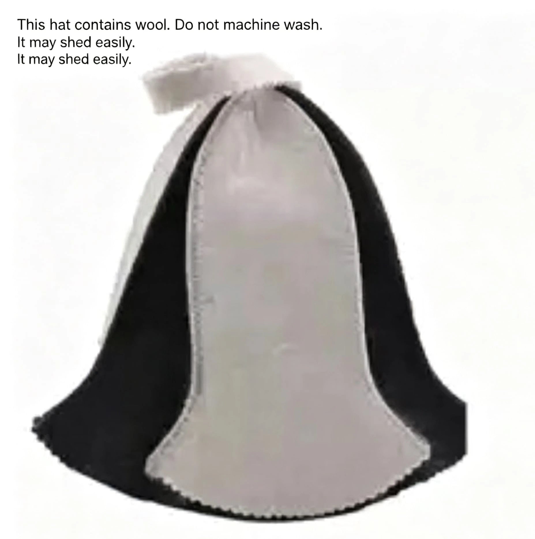 1Pc Felt Head Protection Bath Anti Heat Russian Style Shower Cap Sauna Hat For Men & Women- Perfect For Spa, Pool & Bath Accessories, Sauna Vaporarium Accessories- Lightweight, Moisture-Absorb