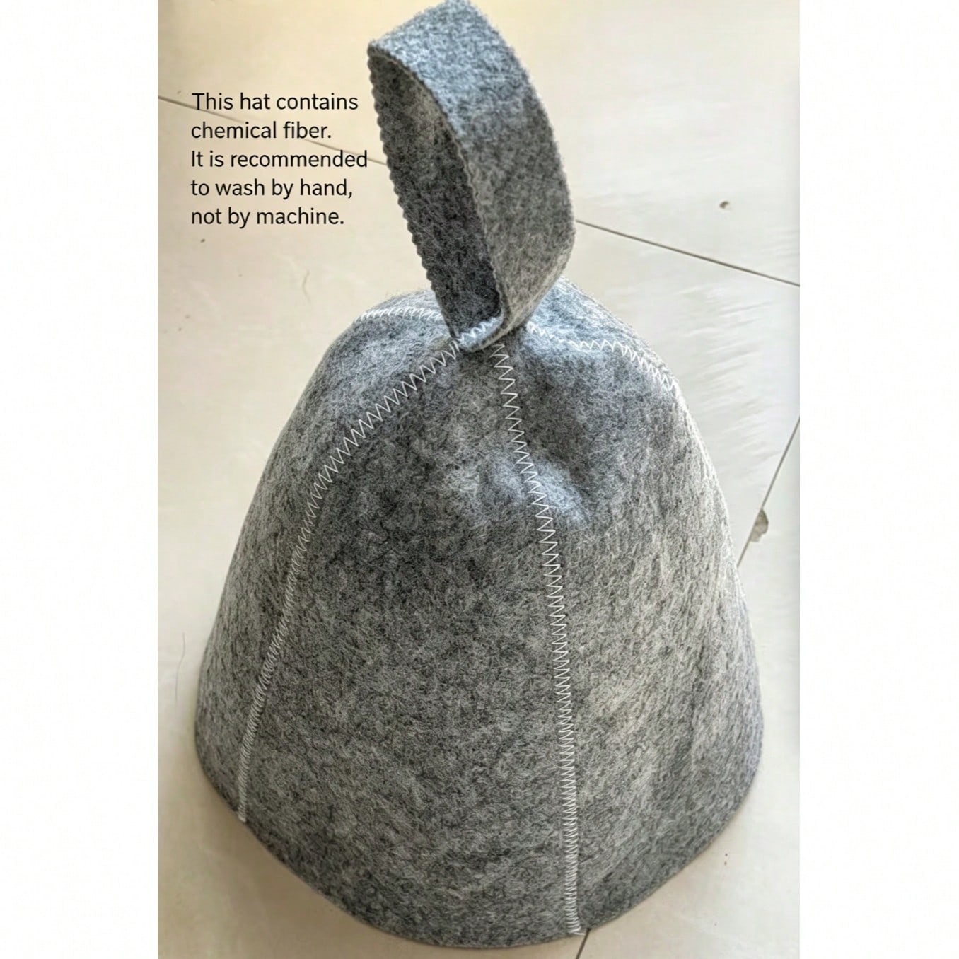 1Pc Felt Head Protection Bath Anti Heat Russian Style Shower Cap Sauna Hat For Men & Women- Perfect For Spa, Pool & Bath Accessories, Sauna Vaporarium Accessories- Lightweight, Moisture-Absorb