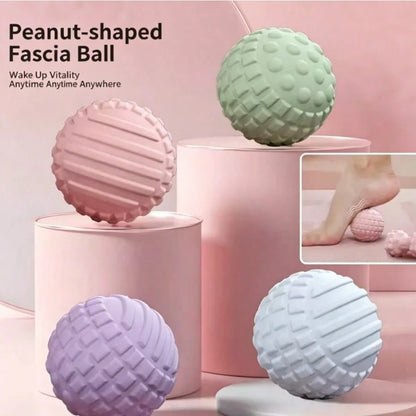 1pc Fitness Fascial Ball, Yoga Massage Ball, Foot Massage, Muscle Relaxation, Fitness Stretching, Relief For Muscle Pain, Convenient And Compact For Portability, A Choice For Relaxation After Gym Trai
