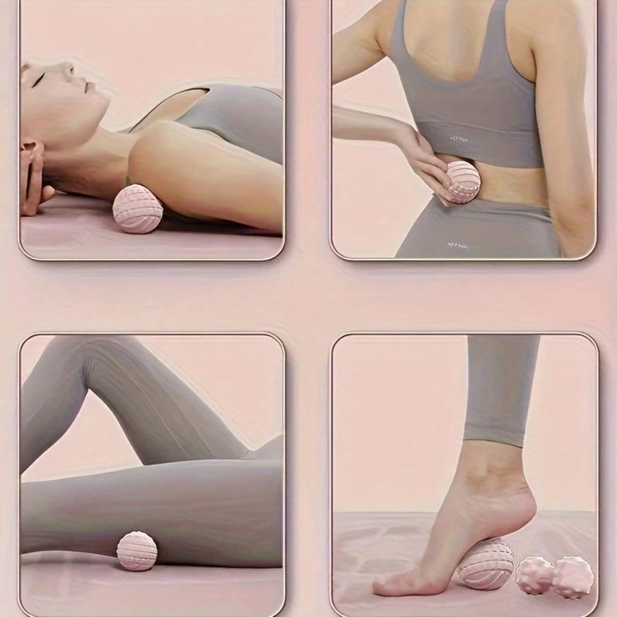 1pc Fitness Fascial Ball, Yoga Massage Ball, Foot Massage, Muscle Relaxation, Fitness Stretching, Relief For Muscle Pain, Convenient And Compact For Portability, A Choice For Relaxation After Gym Trai