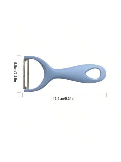 1pc Fruit Peeler, Vegetable Peeler, Creative Peeler, Stainless Steel Peeler, Potato Peeler, Kitchen Peeler For Melon, Pear, Carrots, Kitchen Tools, Kitchen Gadgets, Dorm Essentials