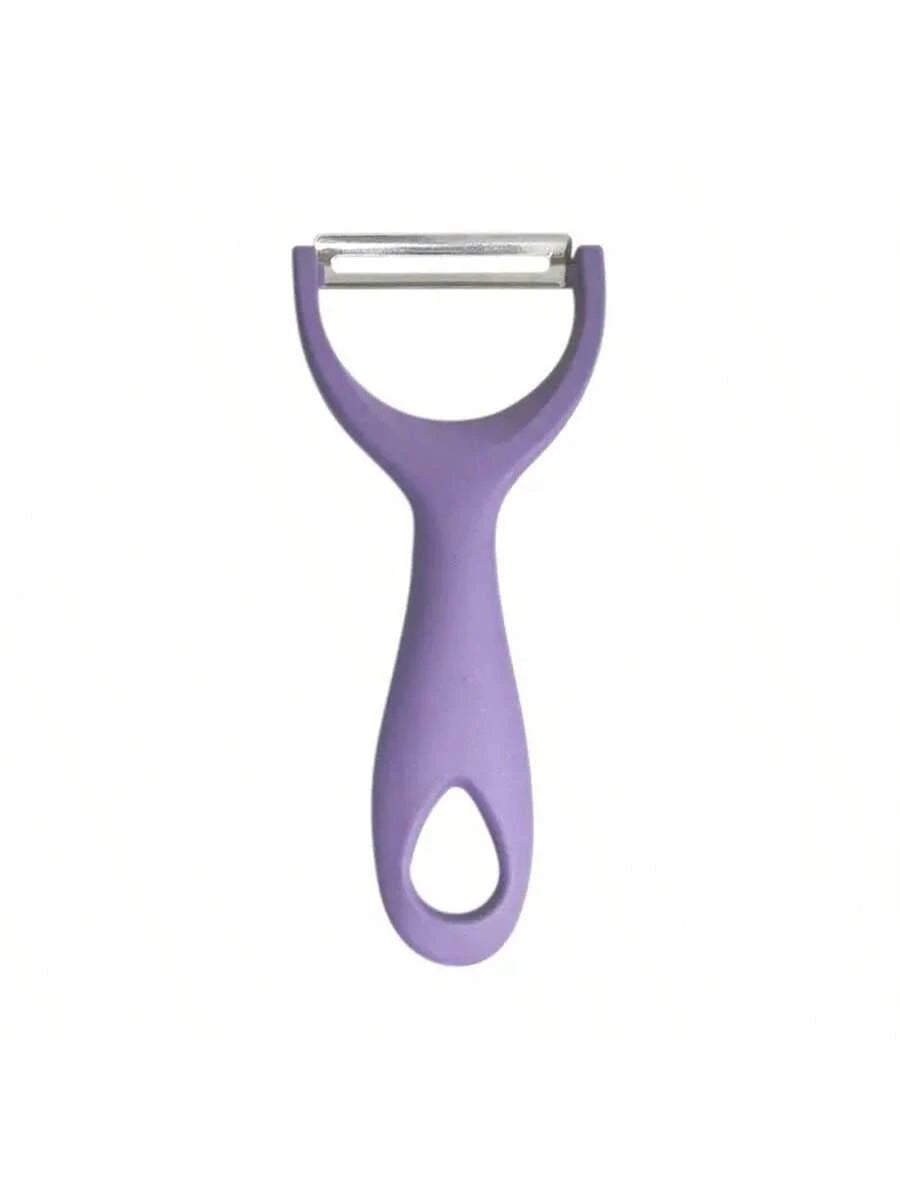 1pc Fruit Peeler, Vegetable Peeler, Creative Peeler, Stainless Steel Peeler, Potato Peeler, Kitchen Peeler For Melon, Pear, Carrots, Kitchen Tools, Kitchen Gadgets, Dorm Essentials