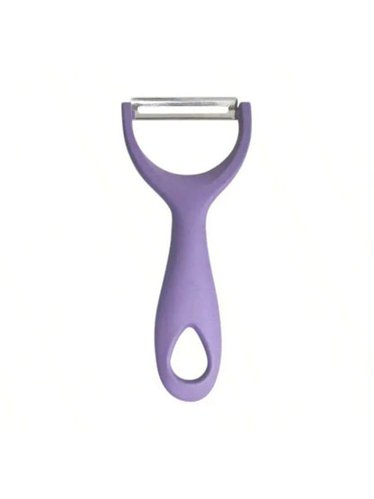 1pc Fruit Peeler, Vegetable Peeler, Creative Peeler, Stainless Steel Peeler, Potato Peeler, Kitchen Peeler For Melon, Pear, Carrots, Kitchen Tools, Kitchen Gadgets, Dorm Essentials
