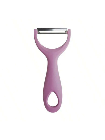 1pc Fruit Peeler, Vegetable Peeler, Creative Peeler, Stainless Steel Peeler, Potato Peeler, Kitchen Peeler For Melon, Pear, Carrots, Kitchen Tools, Kitchen Gadgets, Dorm Essentials