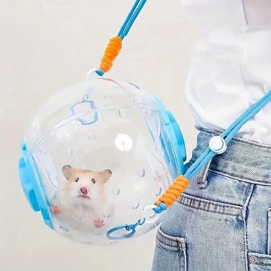 1pc Hamster Running Wheel With Stand, Hamster Running Disc, Transparent Crystal Exercise Ball, Small Pet Toy Supplies
