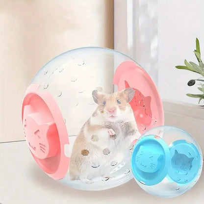 1pc Hamster Running Wheel With Stand, Hamster Running Disc, Transparent Crystal Exercise Ball, Small Pet Toy Supplies
