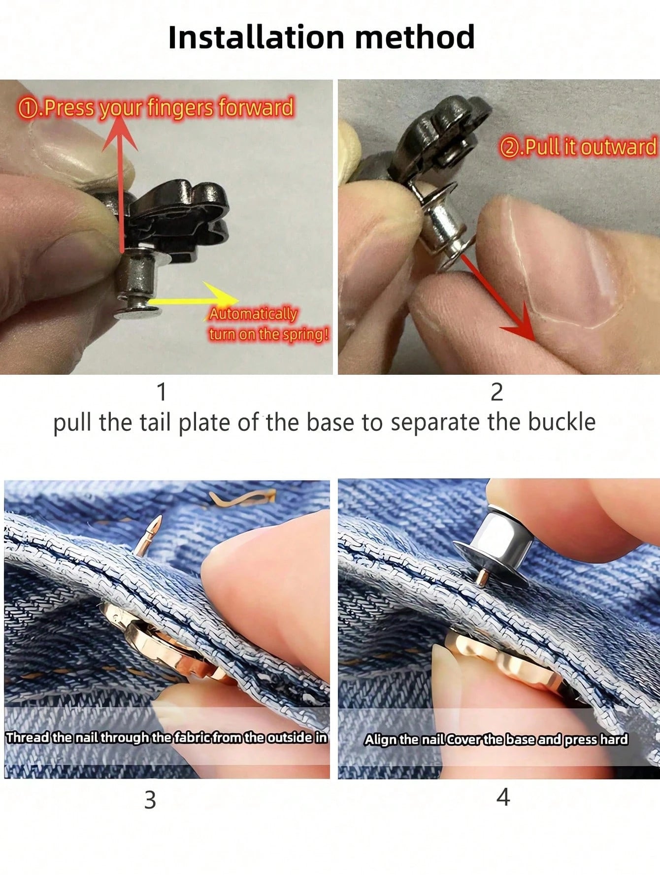 1pc High Quality Floral Waist Cincher Brooch, Women Durable Fashion Detachable Pant Clip, Suitable For Jeans, Skirts, Pants, Bags, Ideal For Girls, Students, Ladies, Travel, Outdoor