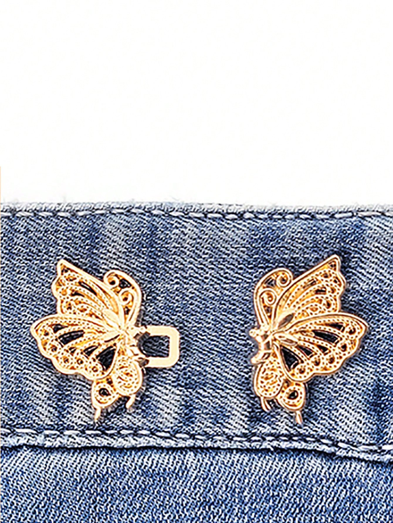 1pc High Quality Floral Waist Cincher Brooch, Women Durable Fashion Detachable Pant Clip, Suitable For Jeans, Skirts, Pants, Bags, Ideal For Girls, Students, Ladies, Travel, Outdoor