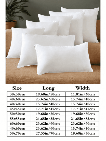 1pc Highly Comfortable & Ultra Soft Square Throw Pillow- Ergonomic Neck & Back Support, Plush & Luxurious Feather-Fill, Ideal For Bedroom, Living Room, Hotels- Single, High Elasticity, Luxurious, Ae