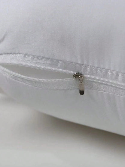 1pc Highly Comfortable & Ultra Soft Square Throw Pillow- Ergonomic Neck & Back Support, Plush & Luxurious Feather-Fill, Ideal For Bedroom, Living Room, Hotels- Single, High Elasticity, Luxurious, Ae