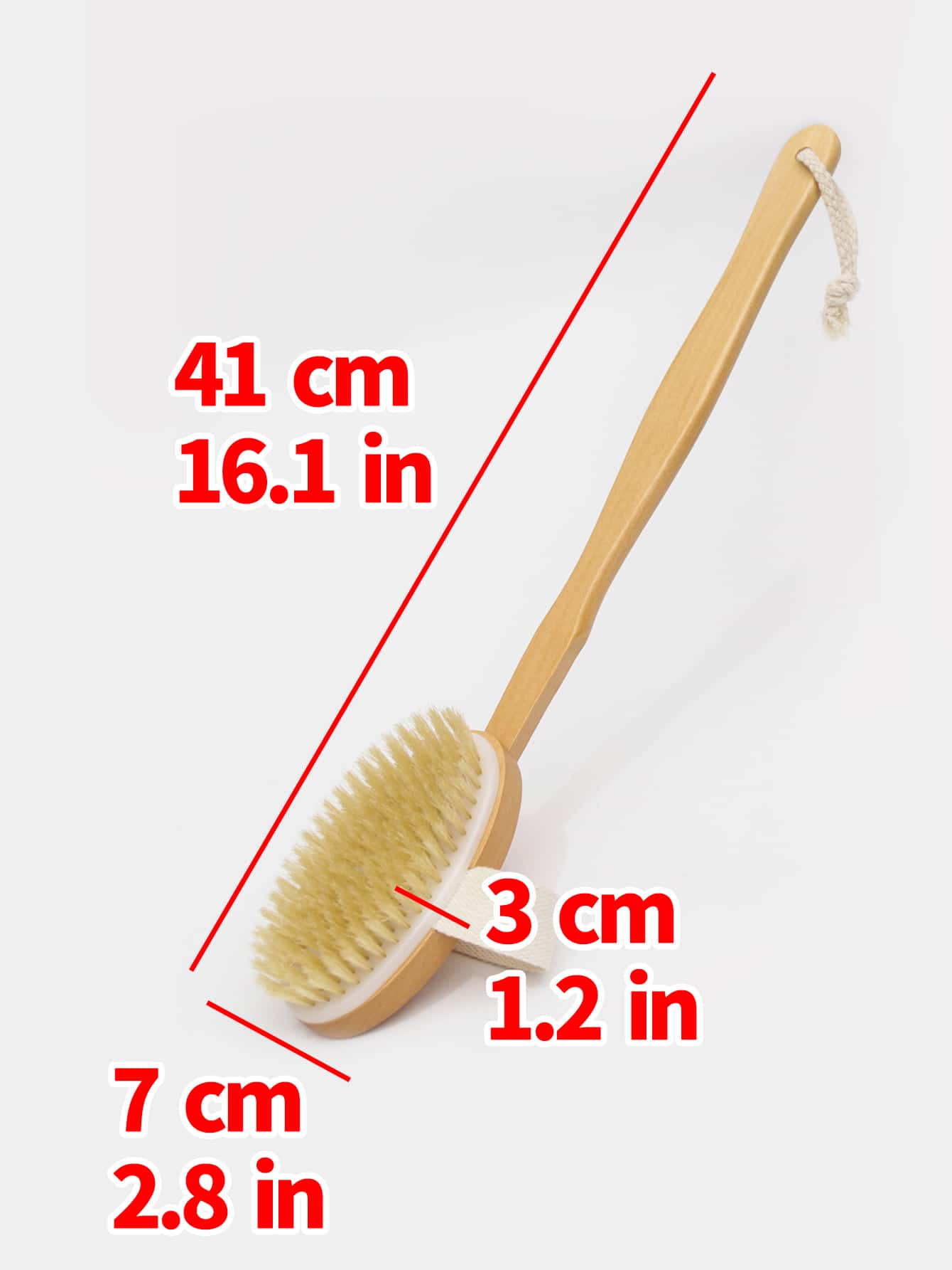 1pc Home Use Soft Detachable Exfoliating Bath Brush Home Bathroom Decor Fall Decor Back To School