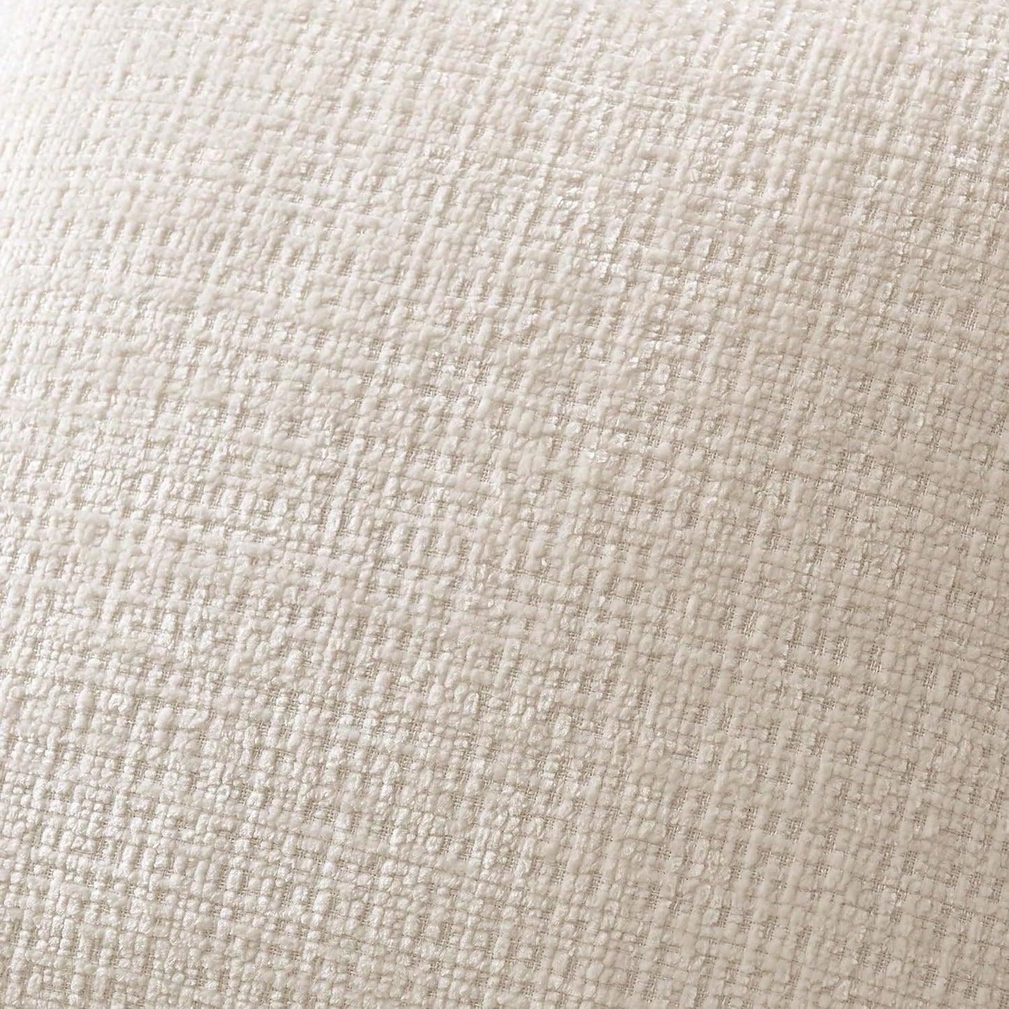 1pc Ivory Soft Texture Pillow Cover (Inner Pillow Not Included), Size 18x18 Inches, Cream Soft Velvet Decorative Neutral Beige Throw Pillow Case, Suitable For Sofa, Bed, Living Room, Bedroom, Farmhous