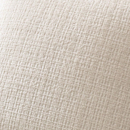 1pc Ivory Soft Texture Pillow Cover (Inner Pillow Not Included), Size 18x18 Inches, Cream Soft Velvet Decorative Neutral Beige Throw Pillow Case, Suitable For Sofa, Bed, Living Room, Bedroom, Farmhous