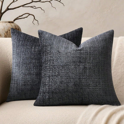 1pc Ivory Soft Texture Pillow Cover (Inner Pillow Not Included), Size 18x18 Inches, Cream Soft Velvet Decorative Neutral Beige Throw Pillow Case, Suitable For Sofa, Bed, Living Room, Bedroom, Farmhous