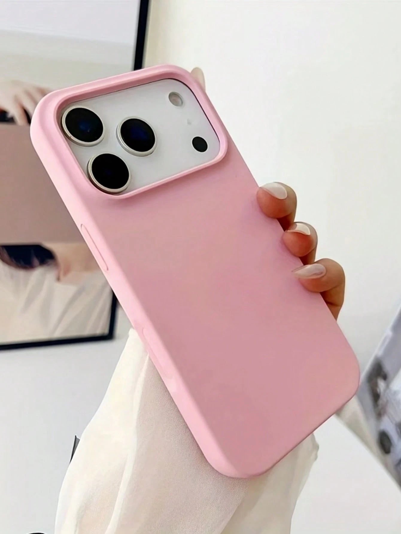 1pc Luxury Liquid Silicone Phone Case, Compatible With IPhone 17/17 Air/17 Pro/17 Pro Max/16/16 Pro/16 Plus/16 Pro Max, Protective Cover For IPhone 16 Pro Max, Shock-Absorbing