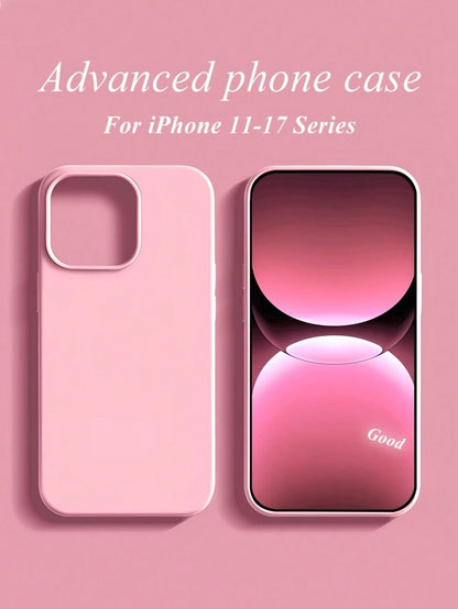 1pc Luxury Liquid Silicone Phone Case, Compatible With IPhone 17/17 Air/17 Pro/17 Pro Max/16/16 Pro/16 Plus/16 Pro Max, Protective Cover For IPhone 16 Pro Max, Shock-Absorbing