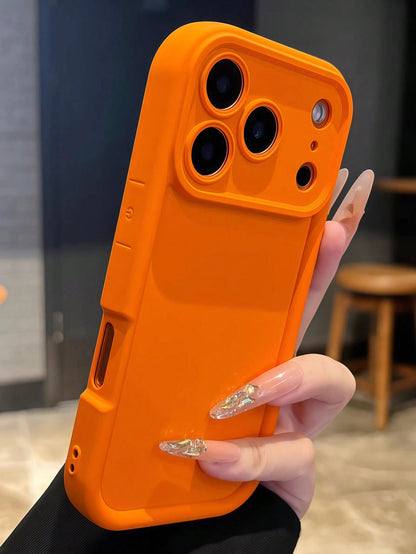 1pc Luxury Metal Paint Camera Protection Electroplated Matte Magnetic Texture Phone Case, Suitable For IPhone 17 Pro Max Air 16 15 14 13 12 Pro Max Plus Wireless Charging