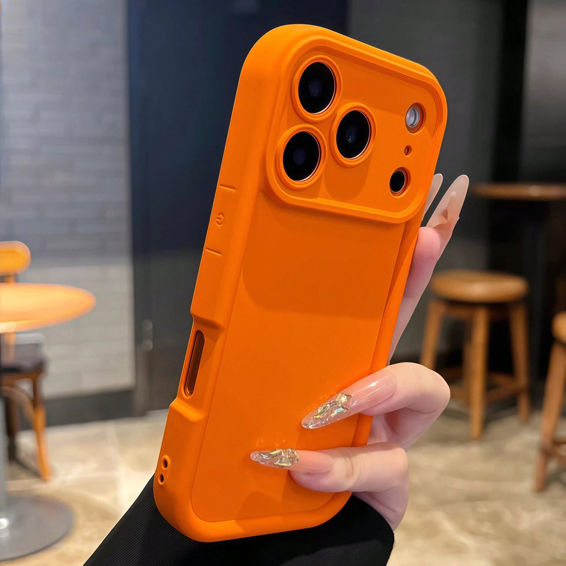 1pc Luxury Metal Paint Camera Protection Electroplated Matte Magnetic Texture Phone Case, Suitable For IPhone 17 Pro Max Air 16 15 14 13 12 Pro Max Plus Wireless Charging