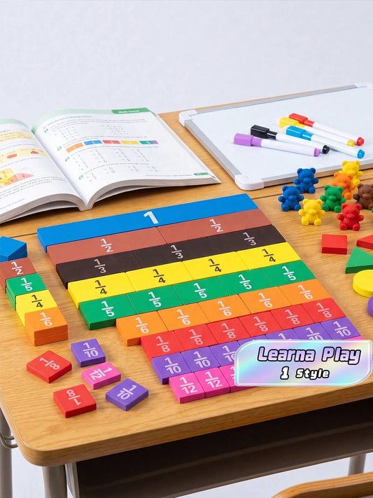 1PC Magnetic Fraction Cube Magnetic Fraction Problem Demonstrator Third And Fourth Grade Math Fraction Block Fraction Problem Addition And Subtraction Demonstrator Teaching Aids School Stuff Back To S