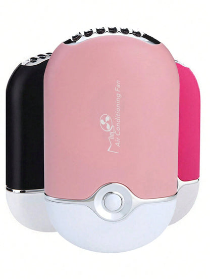 1pc Mini Eyelash Fan, Suitable For Eyelash Extension, Portable Eyelash Fan Dryer, Handheld Rechargeable USB Eyelash Fan, Built-In Sponge Cooling Air Conditioner Fan, Suitable For Eyelash Extension Man