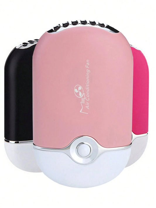 1pc Mini Eyelash Fan, Suitable For Eyelash Extension, Portable Eyelash Fan Dryer, Handheld Rechargeable USB Eyelash Fan, Built-In Sponge Cooling Air Conditioner Fan, Suitable For Eyelash Extension Man