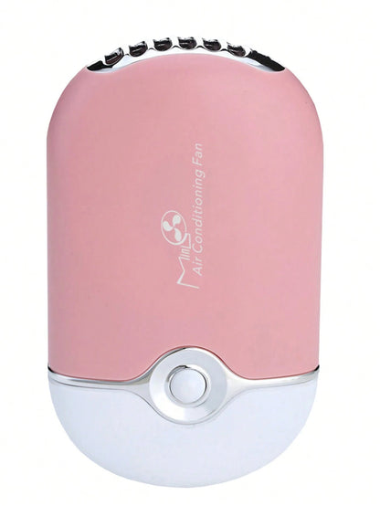 1pc Mini Eyelash Fan, Suitable For Eyelash Extension, Portable Eyelash Fan Dryer, Handheld Rechargeable USB Eyelash Fan, Built-In Sponge Cooling Air Conditioner Fan, Suitable For Eyelash Extension Man