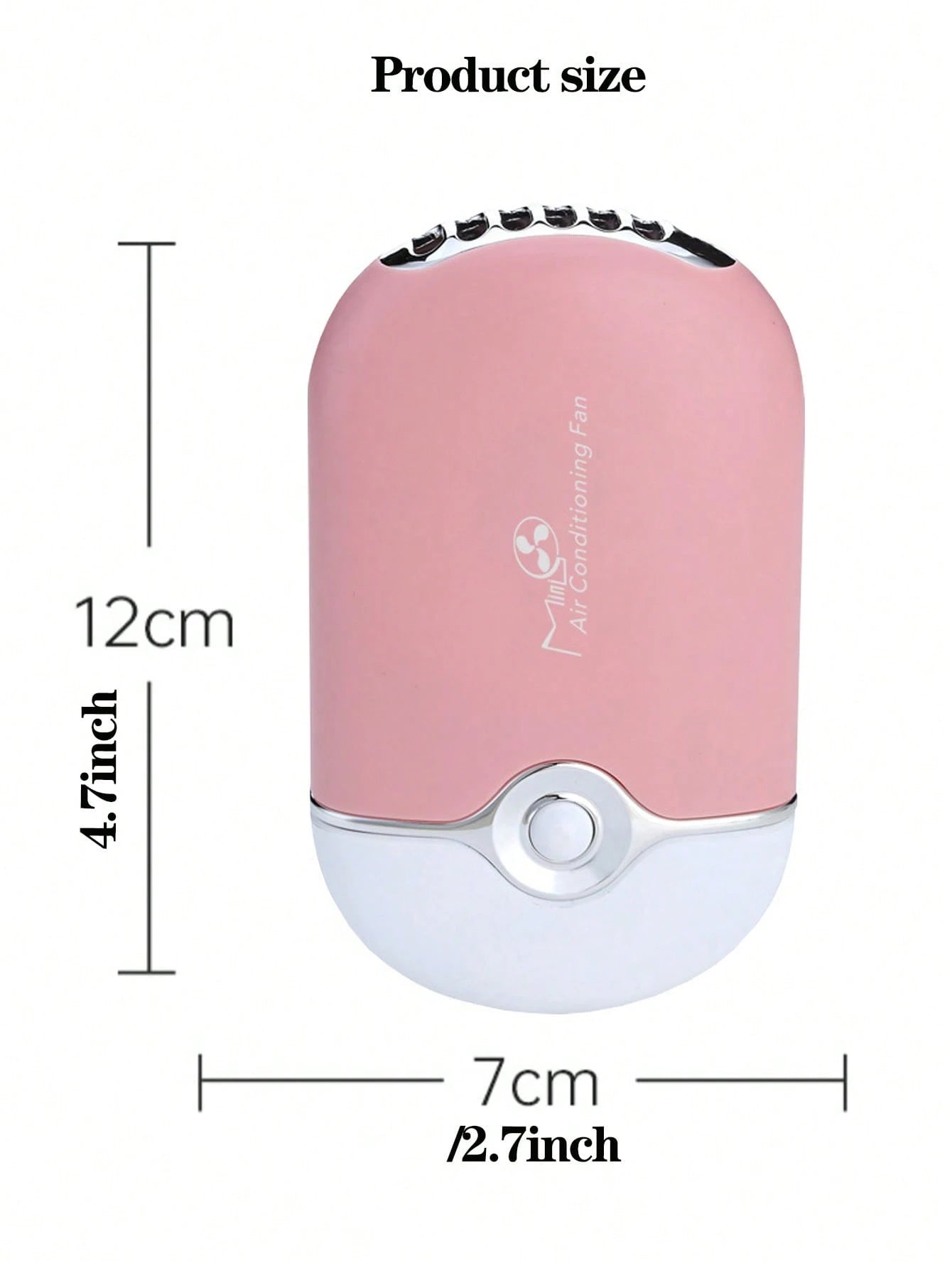 1pc Mini Eyelash Fan, Suitable For Eyelash Extension, Portable Eyelash Fan Dryer, Handheld Rechargeable USB Eyelash Fan, Built-In Sponge Cooling Air Conditioner Fan, Suitable For Eyelash Extension Man