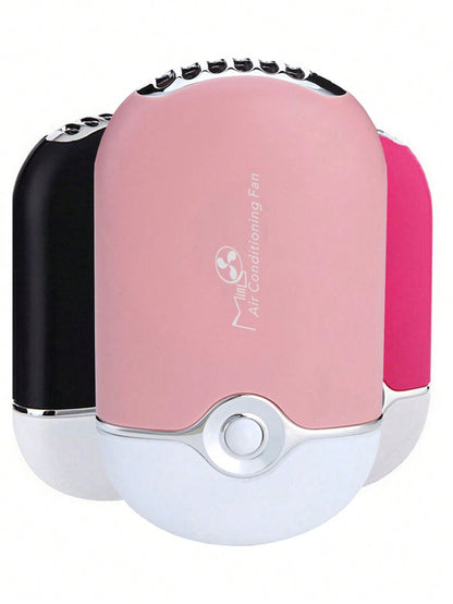 1pc Mini Eyelash Fan, Suitable For Eyelash Extension, Portable Eyelash Fan Dryer, Handheld Rechargeable USB Eyelash Fan, Built-In Sponge Cooling Air Conditioner Fan, Suitable For Eyelash Extension Man