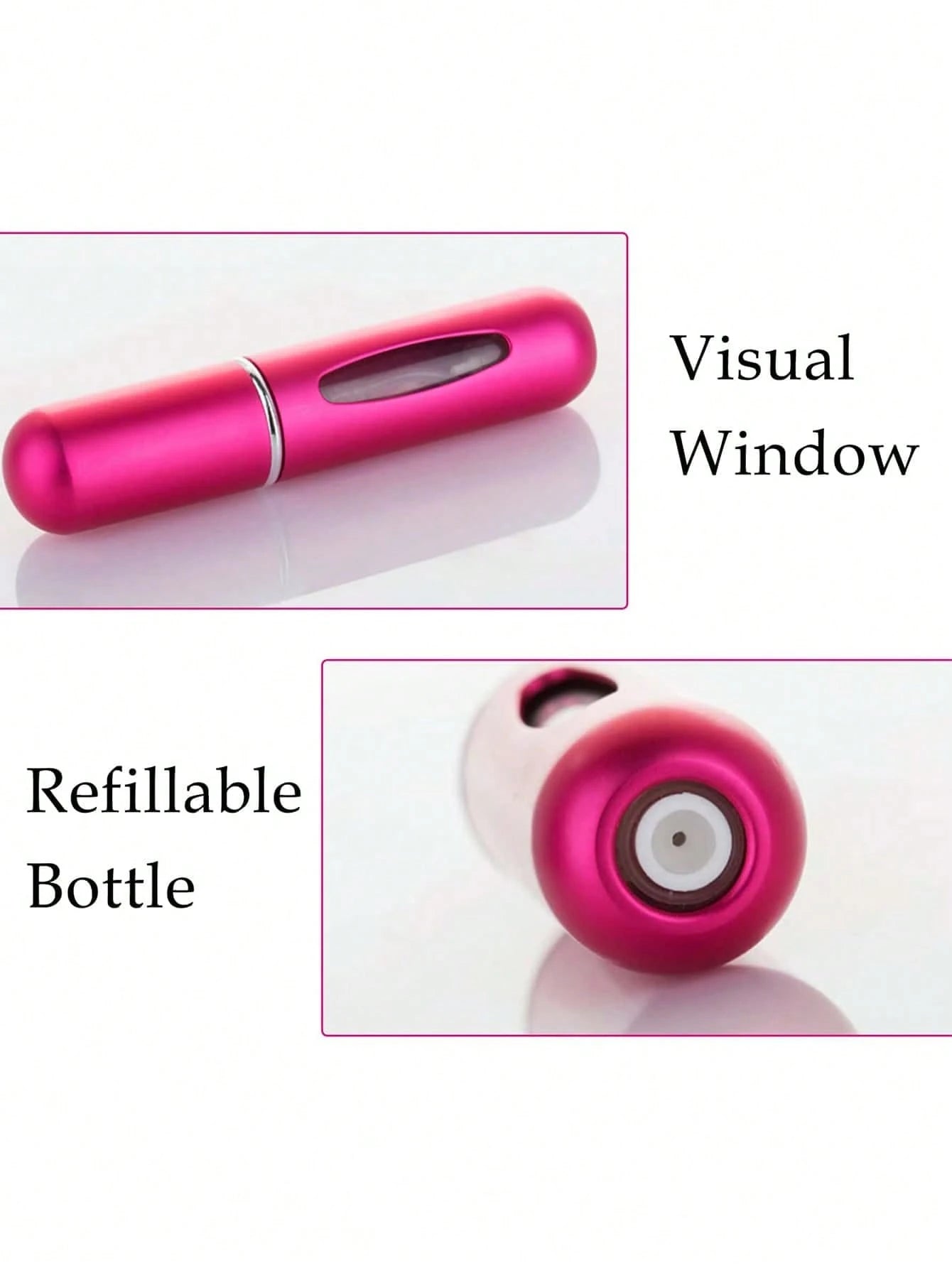 1pc Mini Refillable Travel Perfume Spray Bottle, Portable Perfume Pump Case, Fragrance Empty Spray Bottle, Suitable For Travel And Outings, Gift For Girls, Women, Mothers, Back To School Perfume Bottl