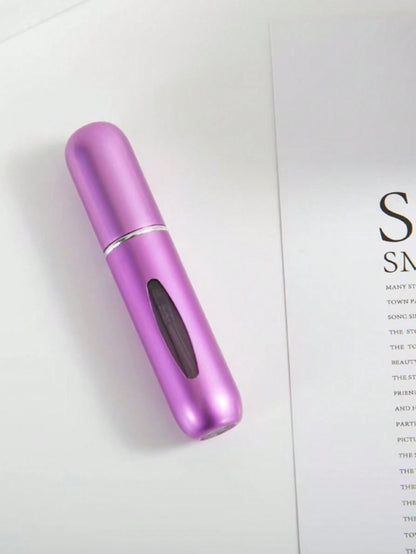 1pc Mini Refillable Travel Perfume Spray Bottle, Portable Perfume Pump Case, Fragrance Empty Spray Bottle, Suitable For Travel And Outings, Gift For Girls, Women, Mothers, Back To School Perfume Bottl