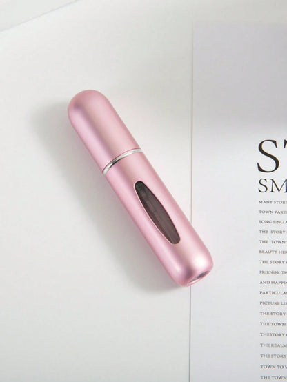1pc Mini Refillable Travel Perfume Spray Bottle, Portable Perfume Pump Case, Fragrance Empty Spray Bottle, Suitable For Travel And Outings, Gift For Girls, Women, Mothers, Back To School Perfume Bottl