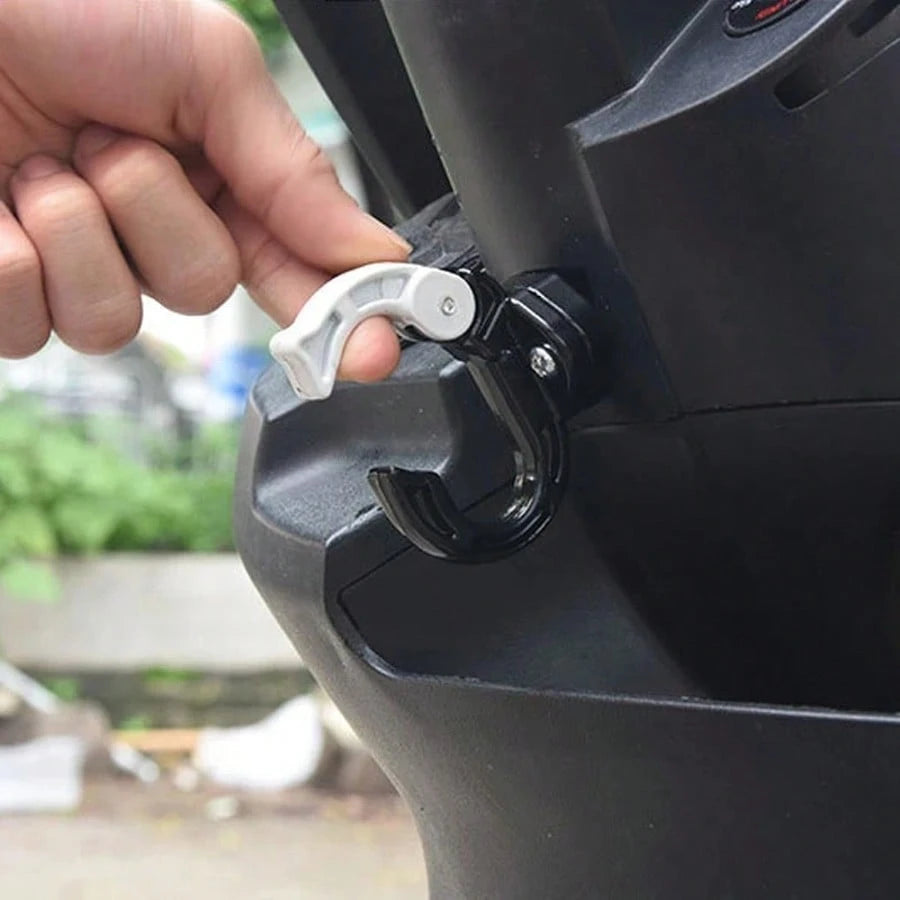 1PC Motorbike Universal O-Type Luggage Hook Helmet Holder Cargo Mount Motorcycle Aluminum Alloy Front Claw Hanger Holder Accessories