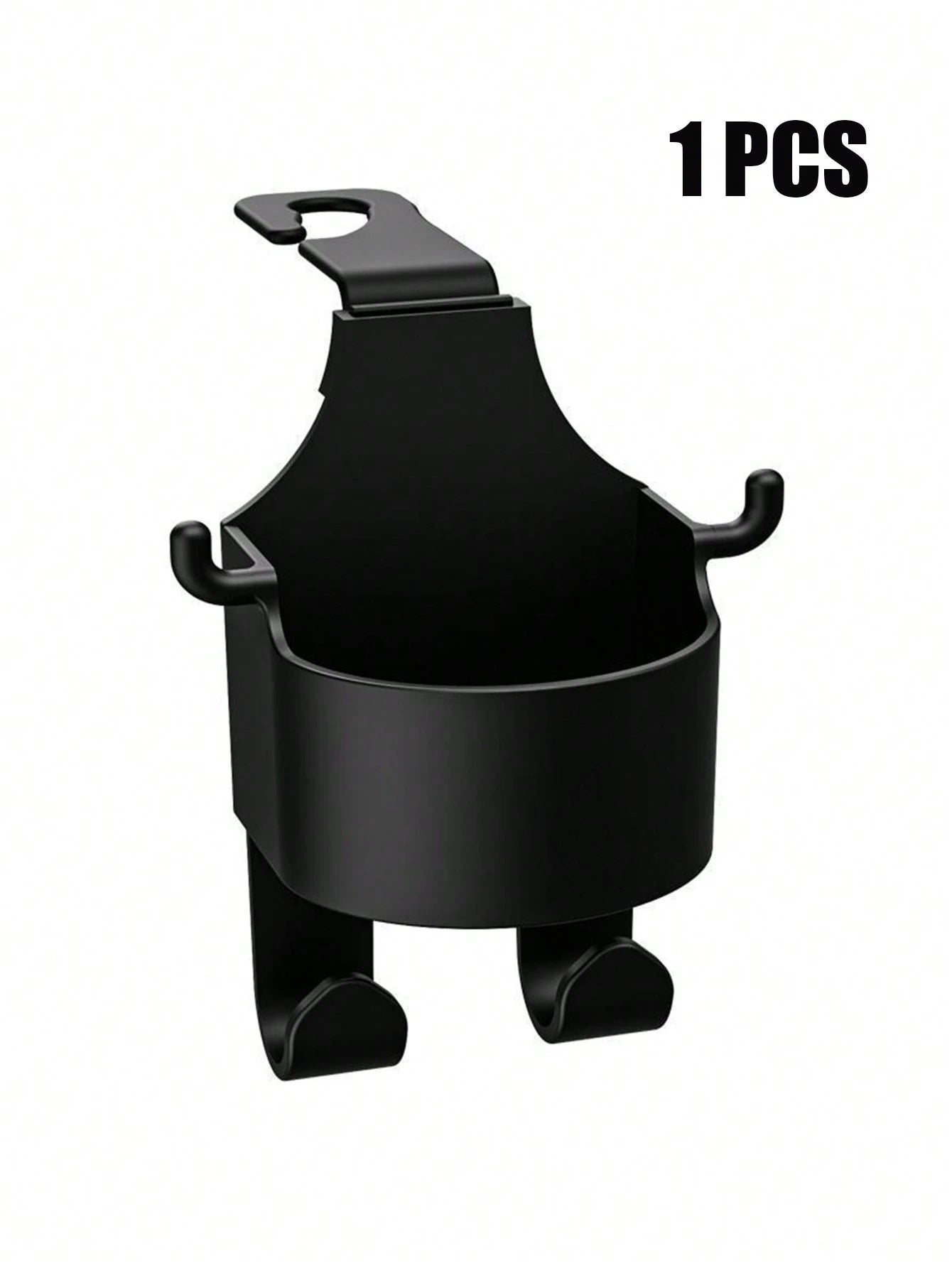 1pc Multifunctional Car Hook Mounted Cup Holder, Storage Box, Mobile Phone Holder, Beverage Holder, Car Organizer