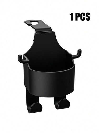 1pc Multifunctional Car Hook Mounted Cup Holder, Storage Box, Mobile Phone Holder, Beverage Holder, Car Organizer