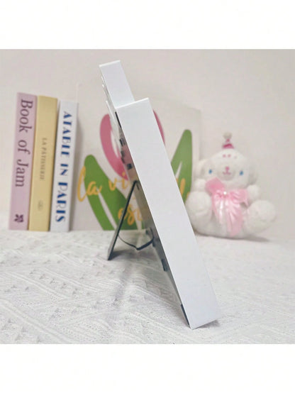 1pc MY FIRST YEAR Baby Growth Portrait Memorial Photo Frame, Wall Hanging & Tabletop Plastic First Birthday Photo Frame
