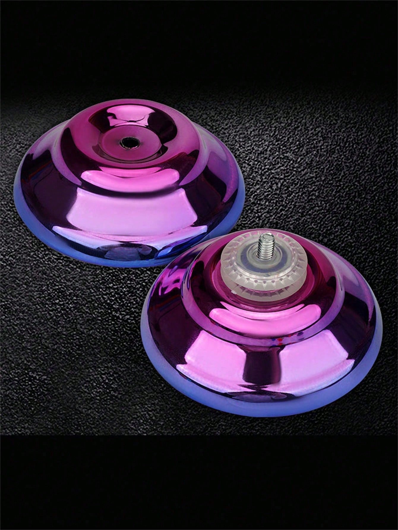 1pc Non-Responsive Yo-Yo, Alloy Material, Purple Color, Suitable For Beginners, Adults, Intermediate And Advanced Players