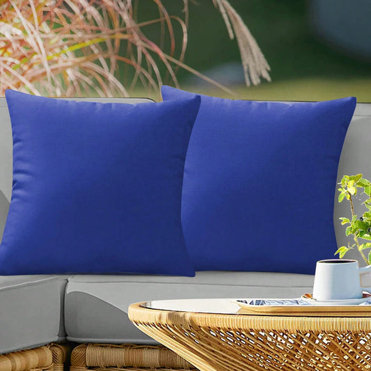 1pc Outdoor Waterproof Throw Pillow Covers Decorative Square Cushion Case Patio Pillows For Couch