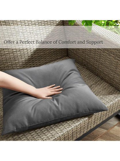 1pc Outdoor Waterproof Throw Pillow Covers Decorative Square Cushion Case Patio Pillows For Couch