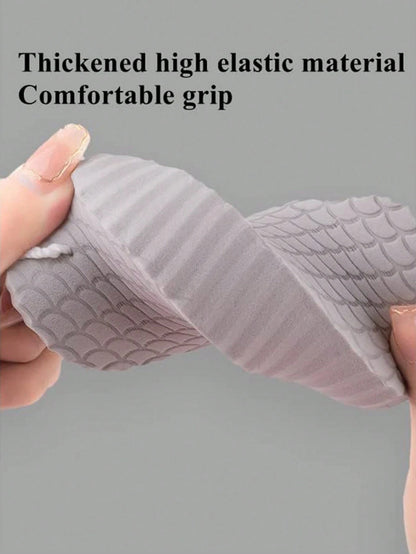 1pc Painless Exfoliating Sponge For Body Scrub, Grey,Bag,Organizer,Storage,Hair Clips