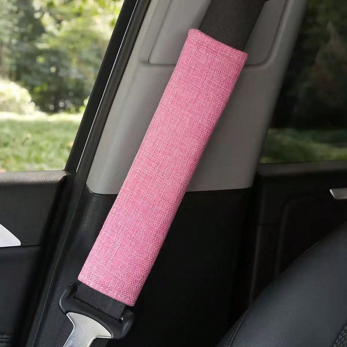 1pc Personalized Embroidered Car Seat Belt Cover, Custom Name Car Seat Belt Sleeve, Embroidered Shoulder Strap Car Interior Decor, Suitable To Decorate Your Beloved Car,Street Casual Chic,Fall Decor