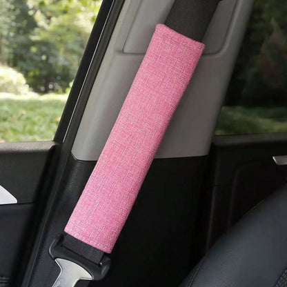 1pc Personalized Embroidered Car Seat Belt Cover, Custom Name Car Seat Belt Sleeve, Embroidered Shoulder Strap Car Interior Decor, Suitable To Decorate Your Beloved Car,Street Casual Chic,Fall Decor