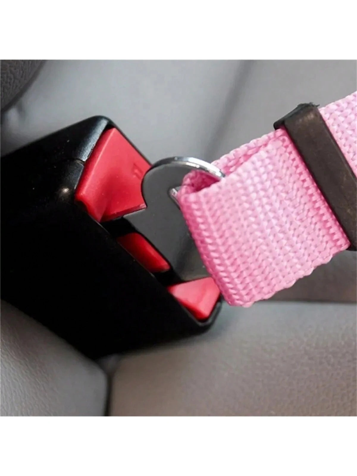 1pc Pet Car Safety Leash, Retractable Dog Safety Belt, Nylon Material Vehicle Restraint, Durable (This Product Is Used To Limit Pet's Activity In The Car, Making Your Travel Safer. Please Do Not Over