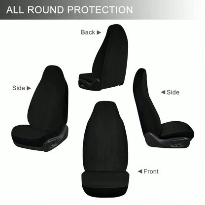 1PC Pink Bow Star Car Seat Covers, Aesthetic Coquette Black Pink Car Accessories, Unique Cute Bow Car Decor,Universal Car Seat Cushion Set,Suitable For Cars, SUVs, And Trucks,Perfect For Holiday Gift