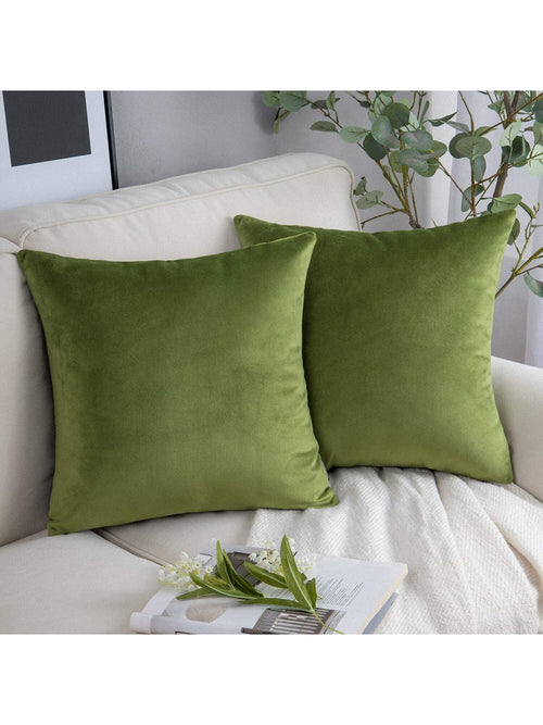 1pc Plain Cushion Cover Without Filler,velvet pillowcase for sofa, home decoration