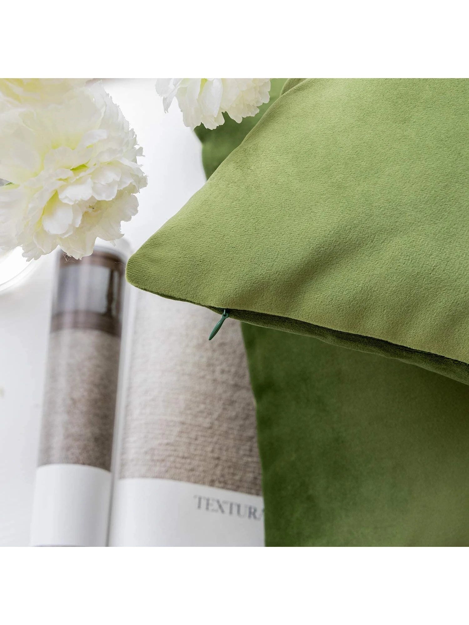 1pc Plain Cushion Cover Without Filler,velvet pillowcase for sofa, home decoration