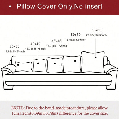 1pc Plain Cushion Cover Without Filler,velvet pillowcase for sofa, home decoration
