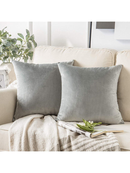 1pc Plain Cushion Cover Without Filler,velvet pillowcase for sofa, home decoration